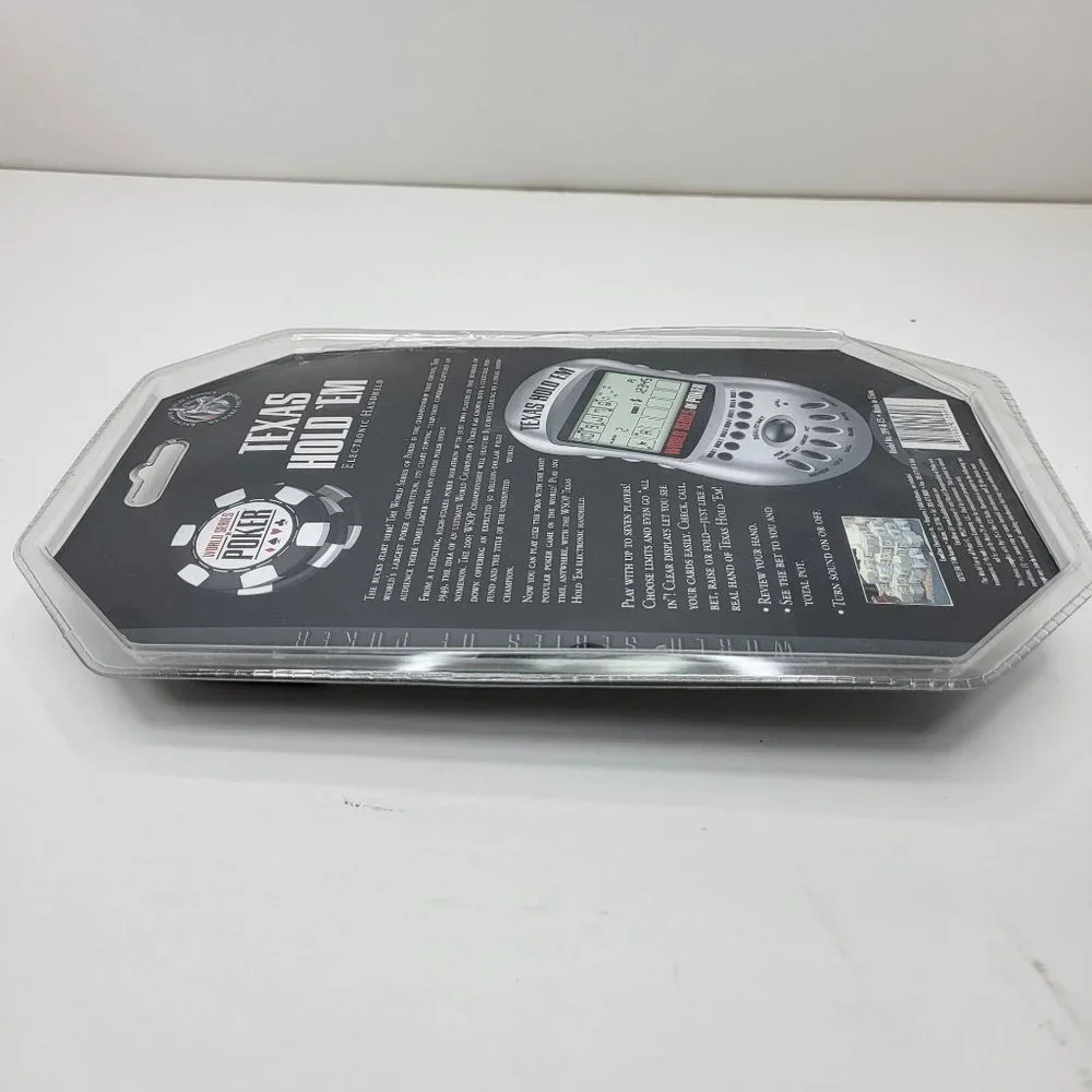 Vintage Texas Hold Em‎ Poker Handheld Excalibur World Series Electronic Game